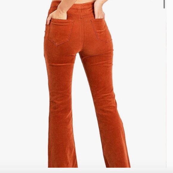 CELLO Corduroy Flare jean style pants size 11 X 32.5 - Picture 1 of 7